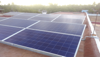 solar panel installation